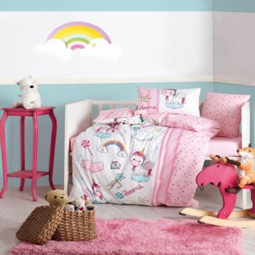 Cotton Box Bebek Nevresim Takımı Unicorn Pembe