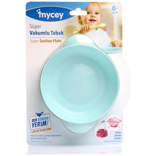 Mycey Süper Vakumlu Tabak - Mavi