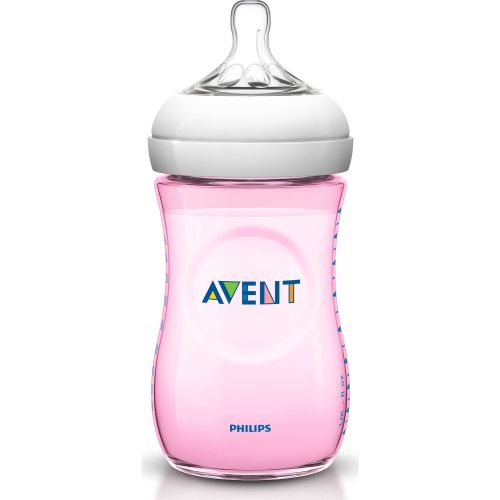 Philips Avent Natural PP Biberon 260 ml Tekli - Pembe