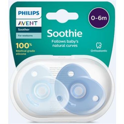 Philips Avent Soothie Emzik 0-6 Ay Mavi