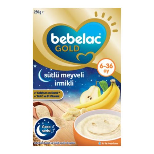 Bebelac Gold Sütlü Meyveli İrmikli Ek Gıda 250 G