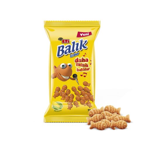 Eti Balık Kraker Mini Mısırlı 40gr.