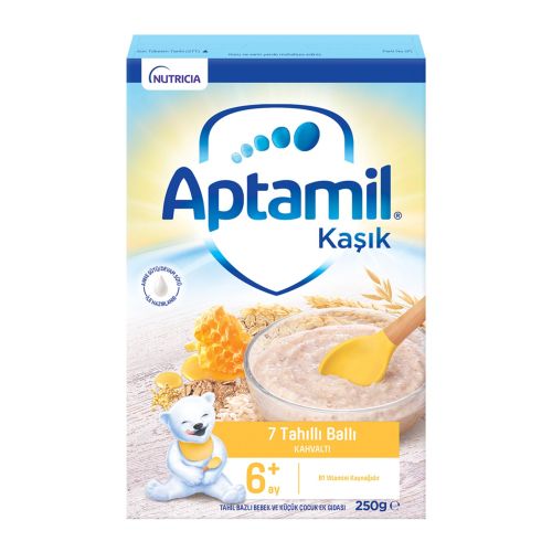 Aptamil 7 Tahıllı Ballı Tahıl Bazlı Kaşık Maması 250G 6-36Ay