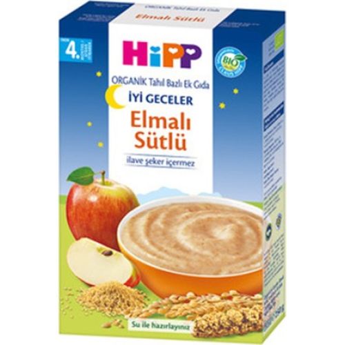 Hipp Organik İyi Geceler Sütlü Elmalı 250gr