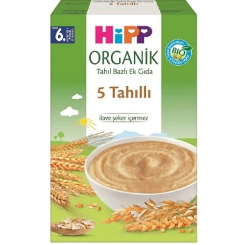 Hipp Organik 5 Tahıllı Kaşık Maması 200 gr