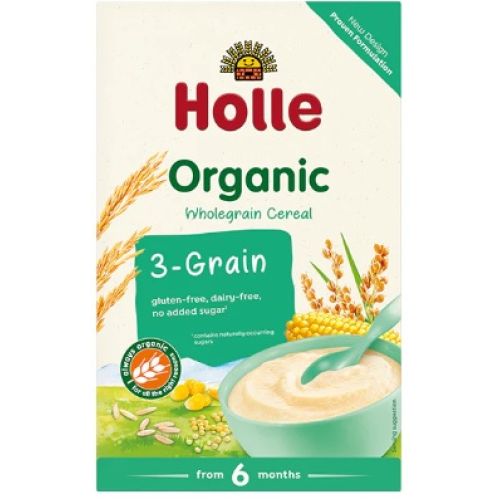 Holle Organik Kaşık Mama 3-Grain 6+ 250gr