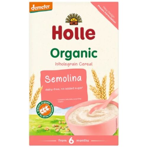 Holle Organik Kaşık Mama Semolina 6+ 250gr