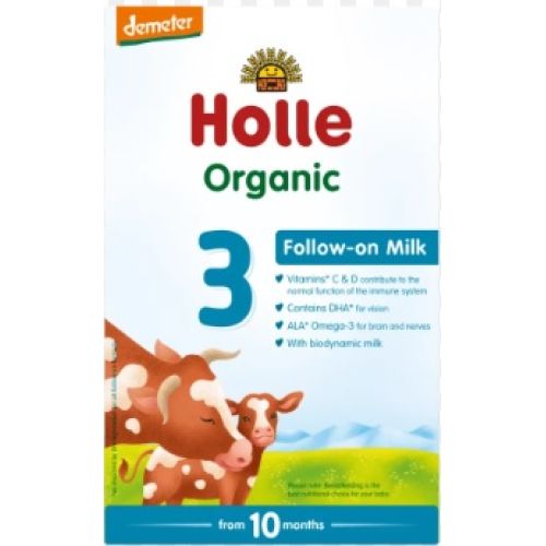 Holle 3 Organik 600 gr Bebek İnek Sütü