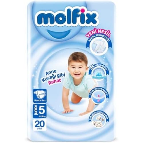 Molfix 5 Beden Junior Külot Bez (1 x 20 Adet) 11-18kg