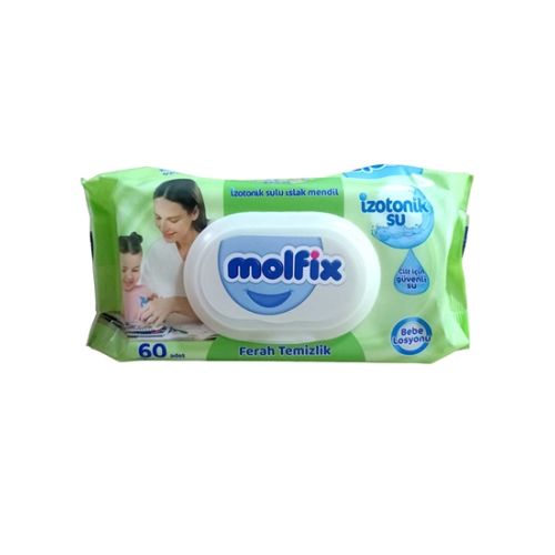 Molfix İzotonik Islak Mendil Ferah Temizlik 60 Yaprak