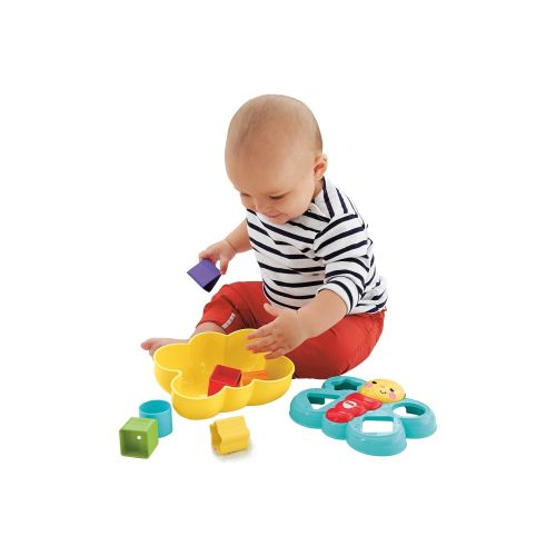 Fisher Price Şekil Eşleştirme Arkadaşı Kelebek, 6 Bloklu, Şekil Eşleştirme Oyunu