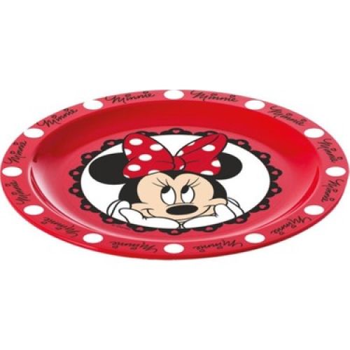 Herevin Minnie Desenli Plastik Mama Tabağı