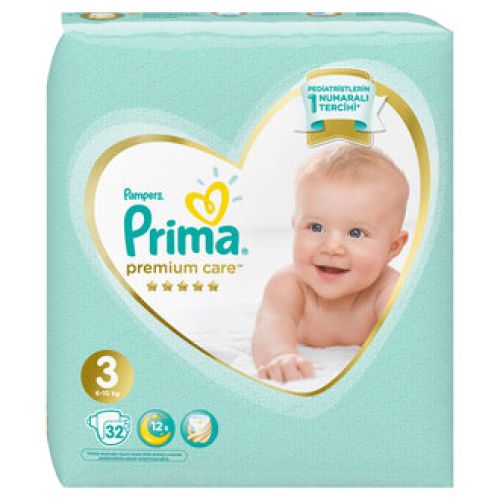 PRIMA PREMIUM CARE 3 Numara 6-10kg 32LI