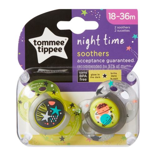 Tommee Tippee Ortodontik Gece Emziği 2'li 18 - 36 Ay