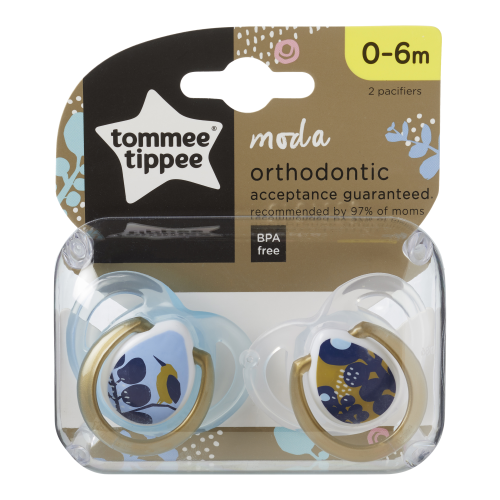 Tommee Tippee Moda Orthodontic 2'li Emzik  0-6 Ay