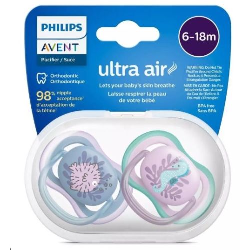 Philips Avent ultra air Emzik 6-18 Ay Pembe Denizatı