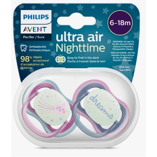 Philips Avent Ultra Air Emzik 6-18 Ay 2li Gece Parlayan