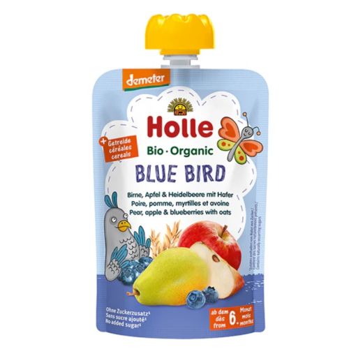 Holle Organic Baby Food Pouch - Blue Bird 6+