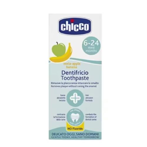 Chicco Elmalı Muzlu Diş Macunu 6-24ay