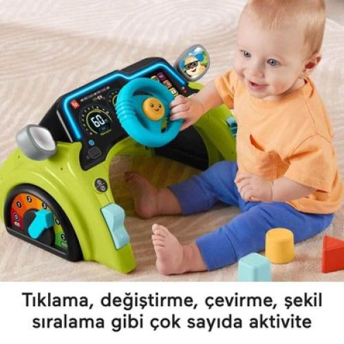 Fisher-Price Sesli ve Işıklı Eğlen ve Öğren İlk Arabam