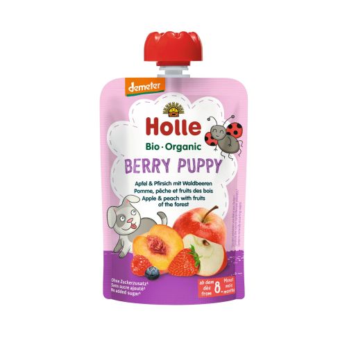 Holle Organic Baby Food Pouch - Berry Puppy 6+