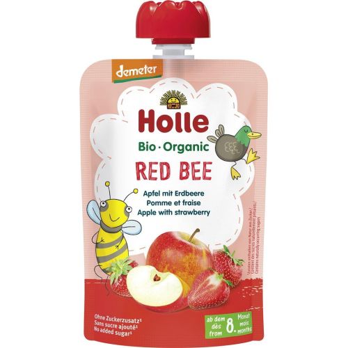 Holle Organic Baby Food Pouch - Red Bee 6+