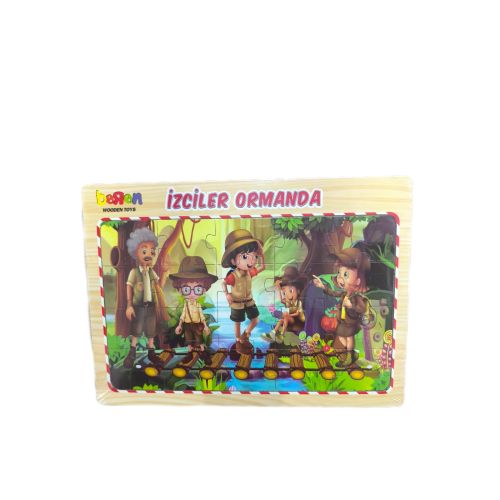 PLAYWOOD AHŞAP EĞİTİCİ PUZZLE İzciler