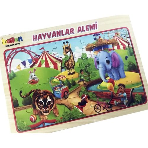 PLAYWOOD AHŞAP EĞİTİCİ PUZZLE Sirk