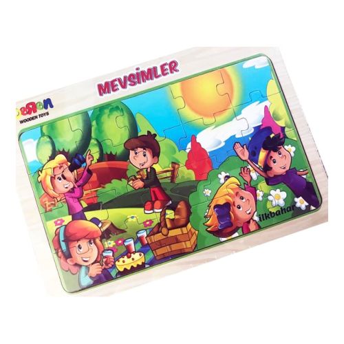 PLAYWOOD AHŞAP EĞİTİCİ PUZZLE Mevsimler