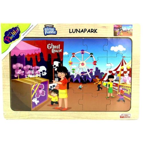 PLAYWOOD AHŞAP EĞİTİCİ PUZZLE Ghost House