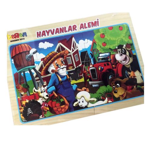 PLAYWOOD AHŞAP EĞİTİCİ PUZZLE Çiftlik